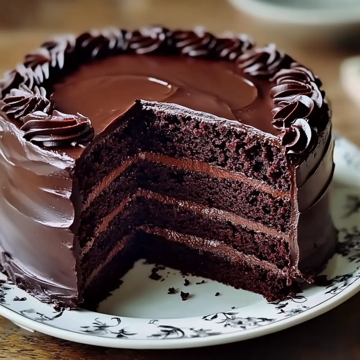 Moist Chocolate Buttermilk Cake