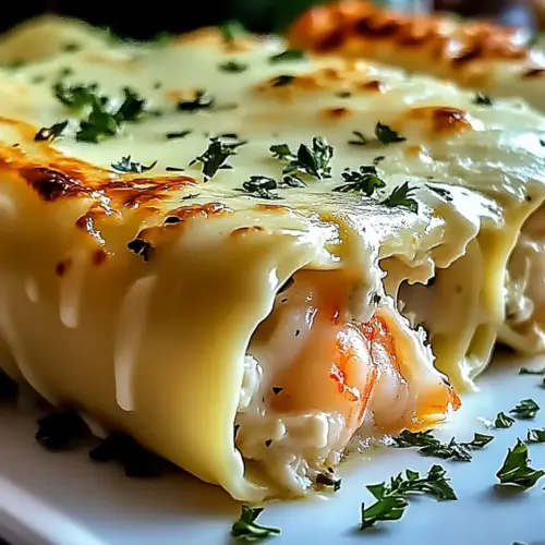 Shrimp & Crab Alfredo Lasagna