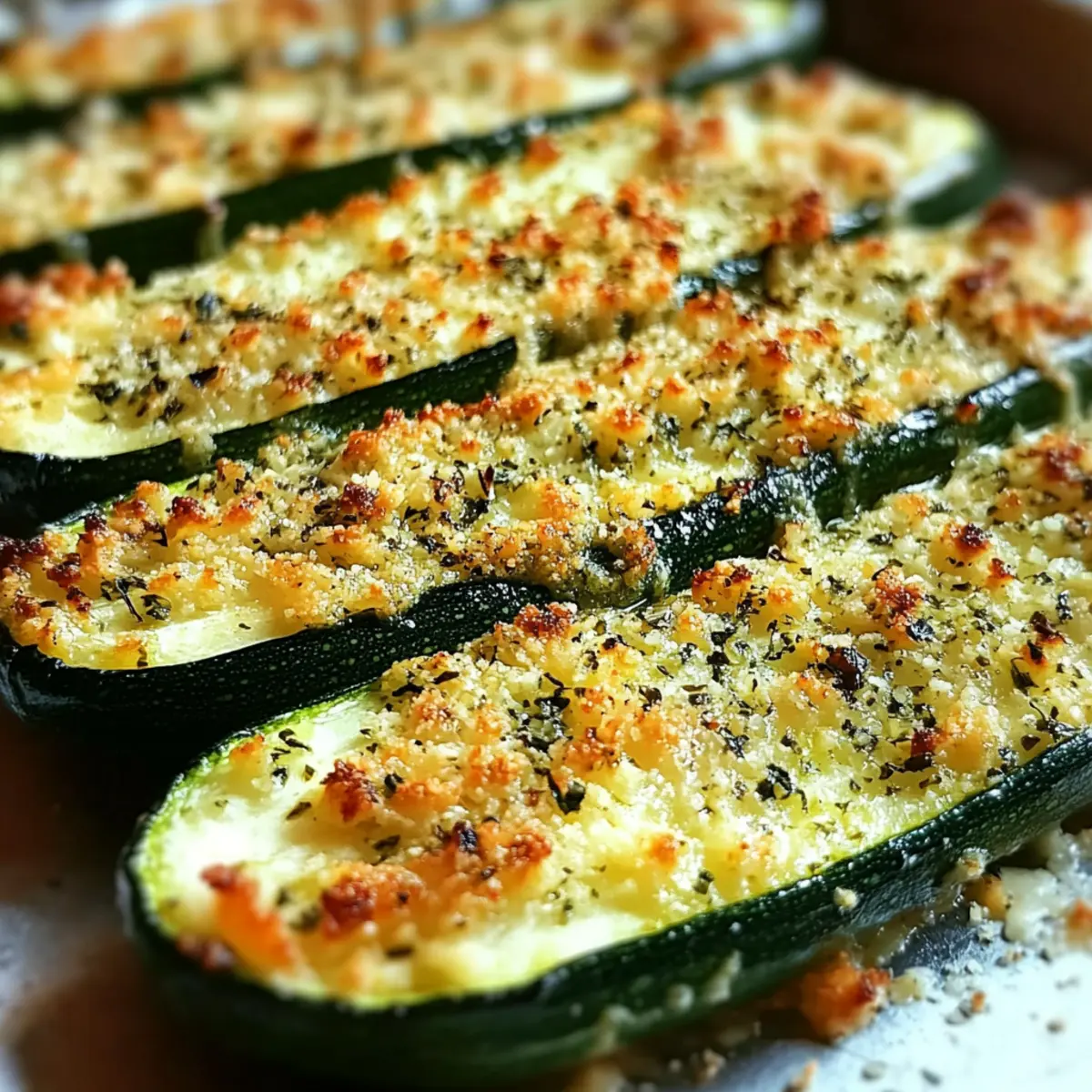Baked Parmesan Zucchini