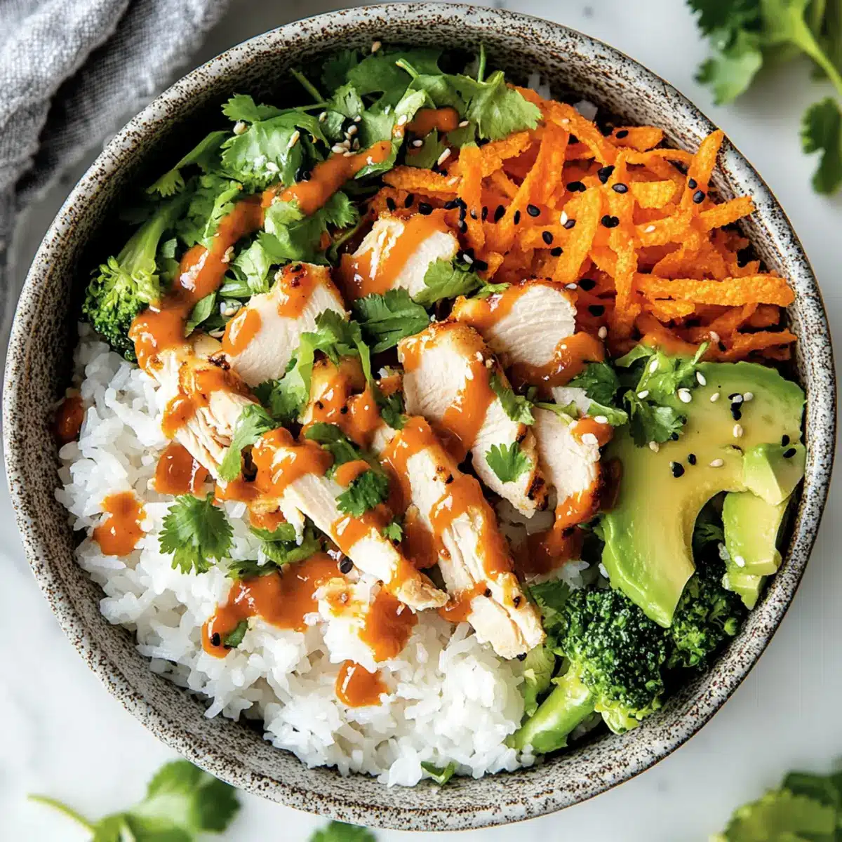 Spicy Bang Bang Chicken Bowl