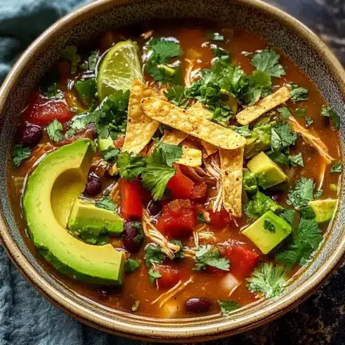 Poblano Chicken Tortilla Soup