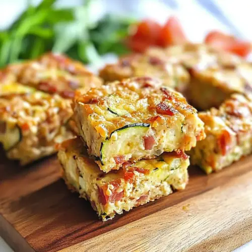 Zucchini and Bacon Slice