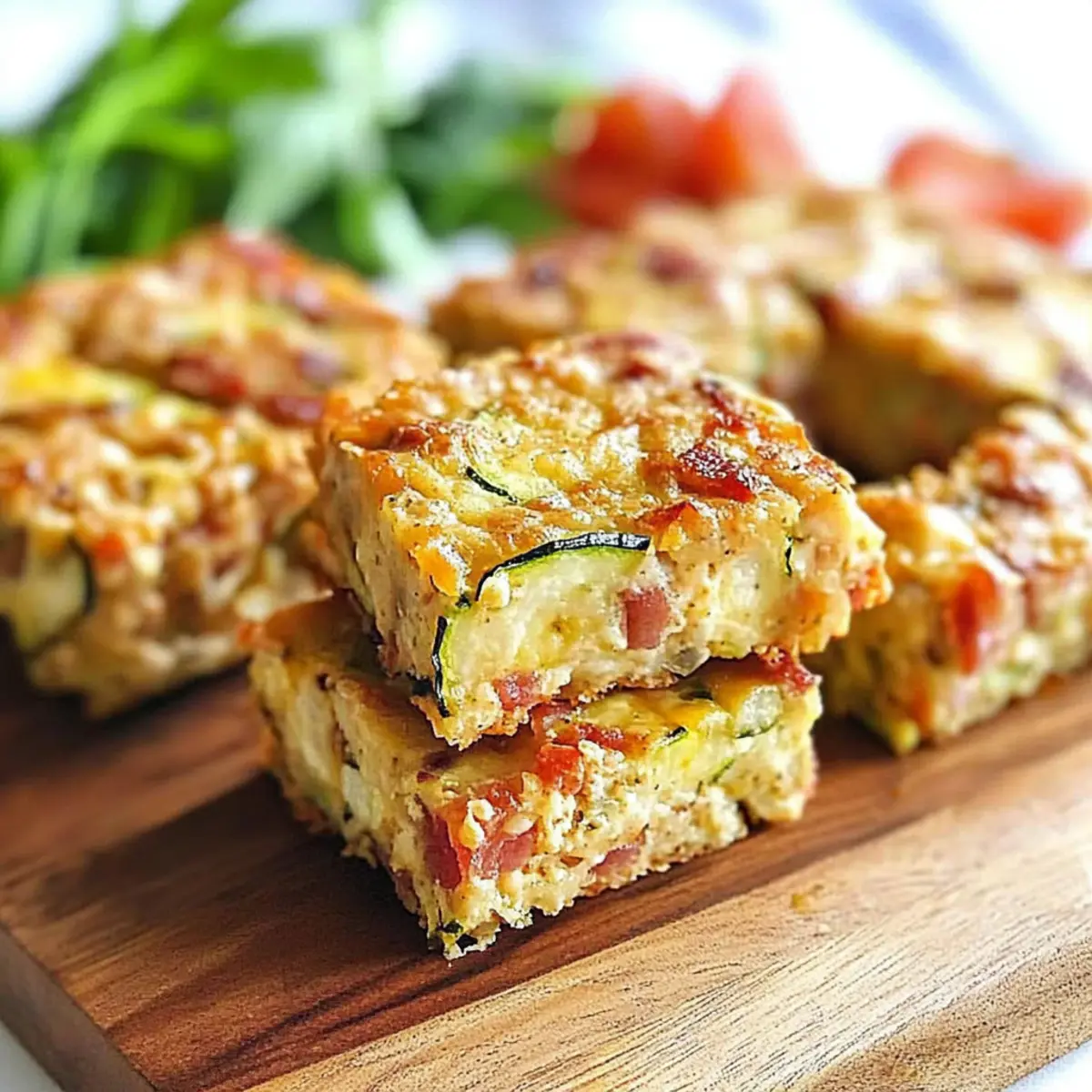 Zucchini and Bacon Slice