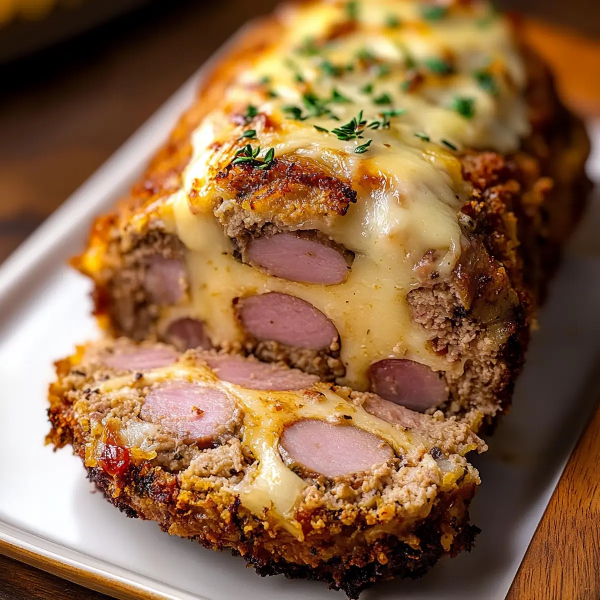 Chicken Cordon Bleu Meatloaf