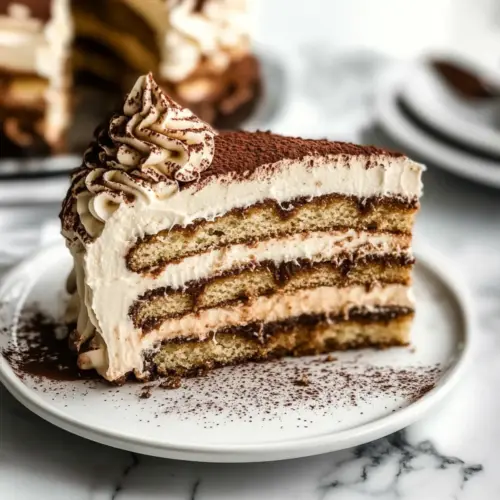 Tiramisu Cake with Mascarpone Frosting