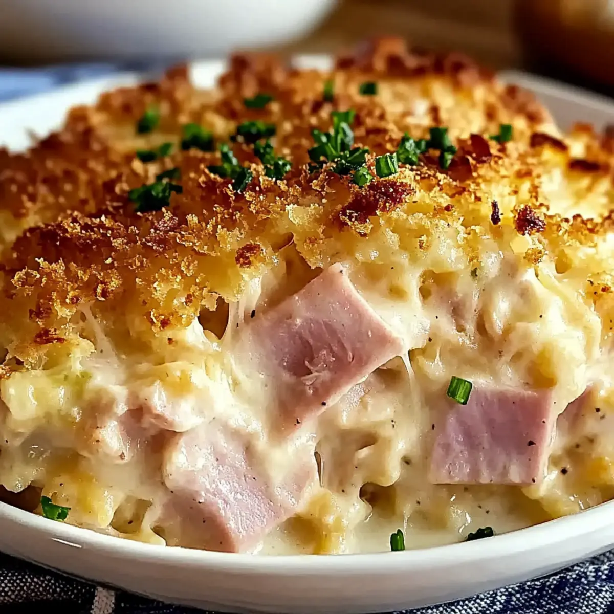 BEST CHICKEN CORDON BLEU CASSEROLE