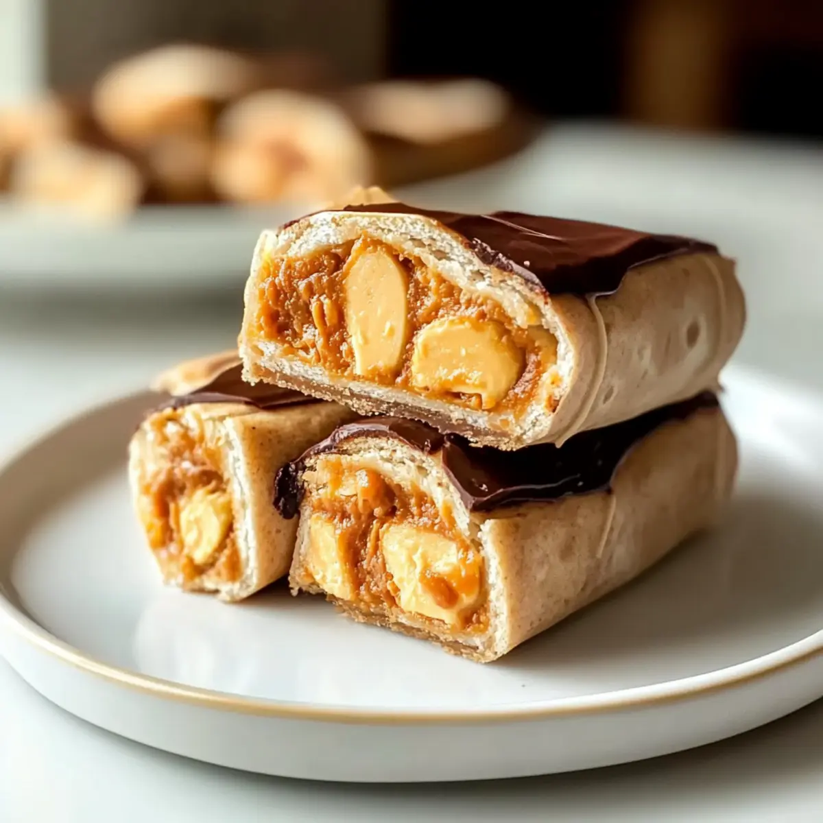 Peanut Butter Banana Wrap Dessert