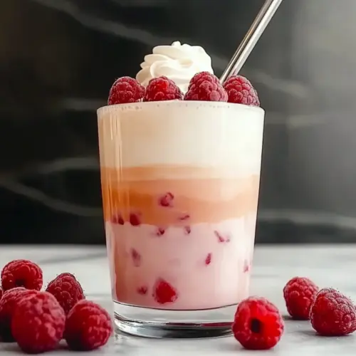 Vanilla Raspberry Iced Latte