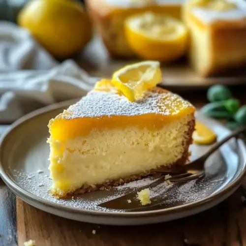 Irish Lemon Pudding Cake
