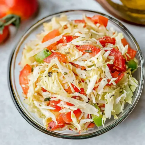 Greek Cabbage Salad (vinegar coleslaw)