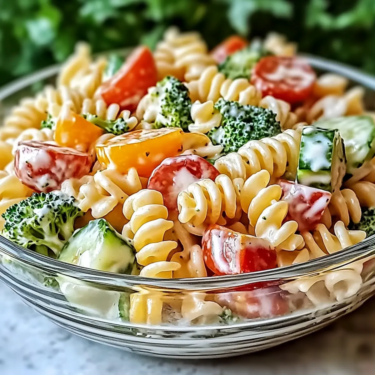 Fresh Ranch Pasta Salad