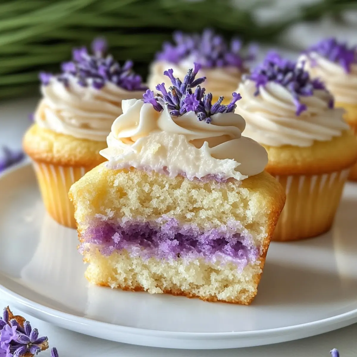 Lavender Honey Cupcakes