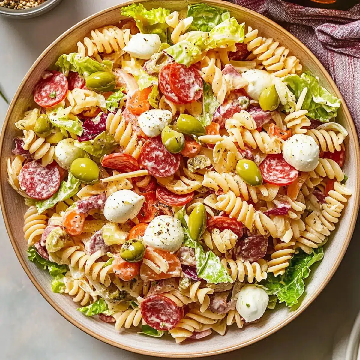 Favorite Grinder Pasta Salad