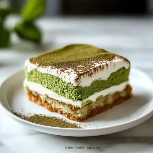 Matcha Tiramisu