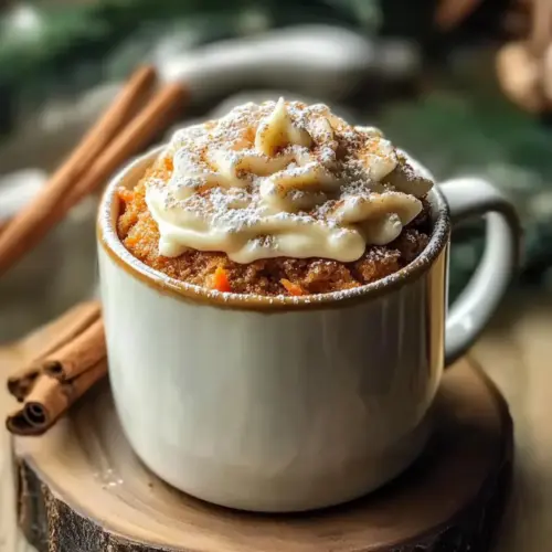 Carrot Cake in a Mug