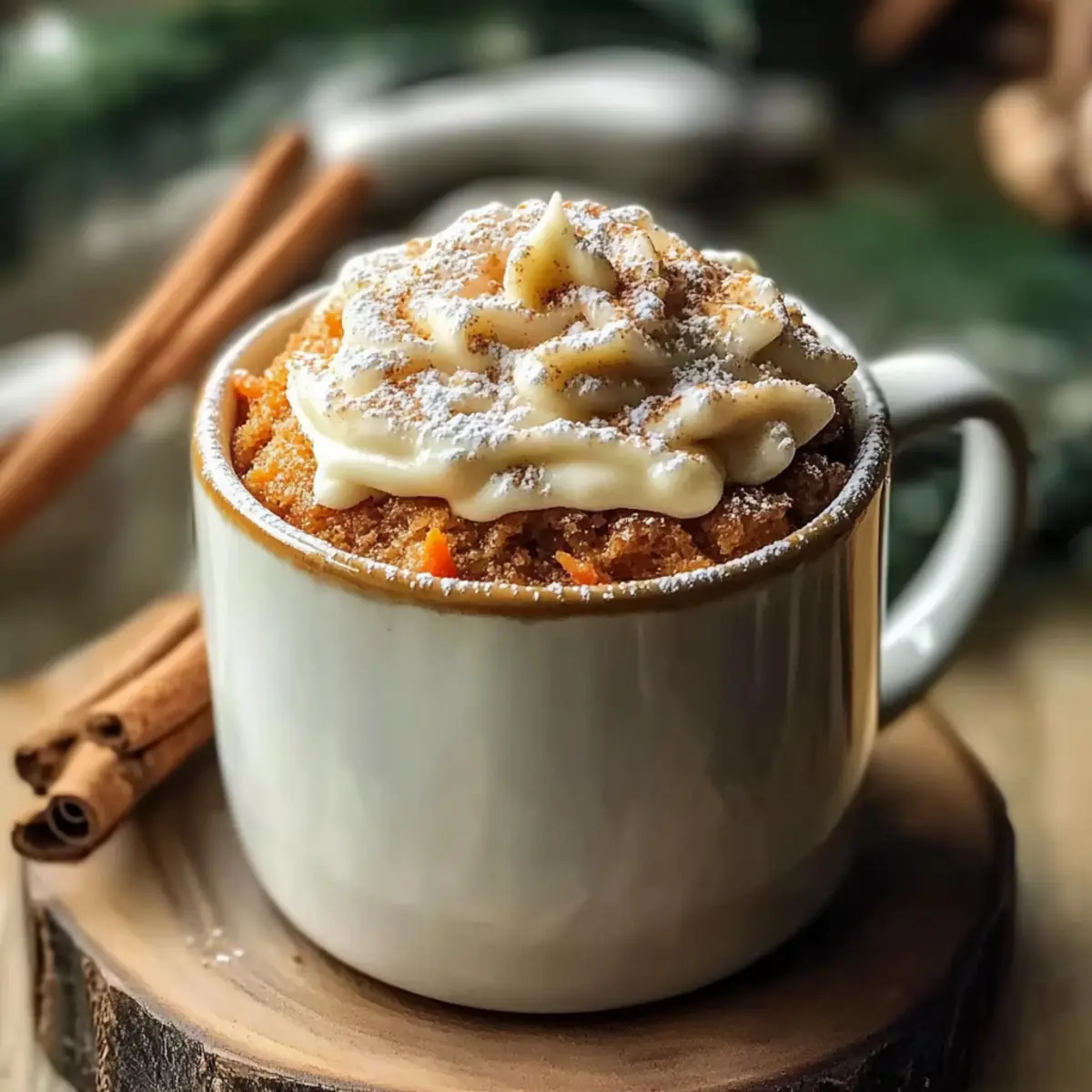 Carrot Cake in a Mug