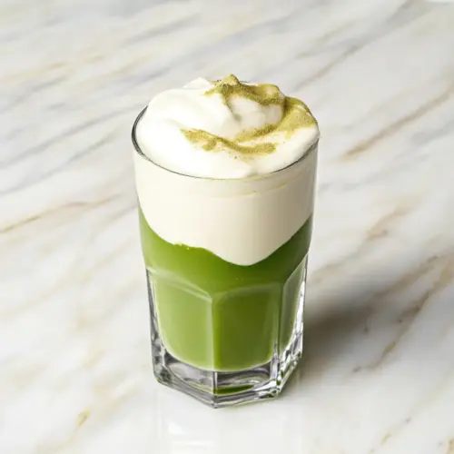 Vanilla Sweet Cream Iced Matcha Latte