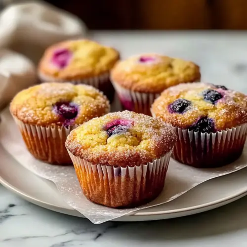 Rhubarb Corn Muffins