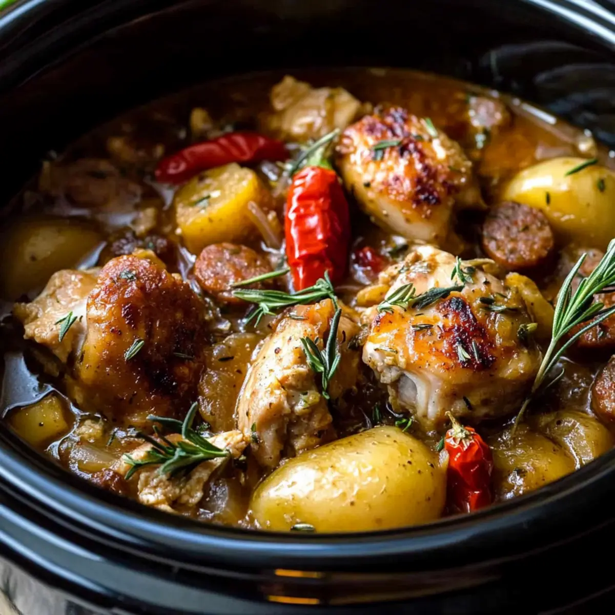 Crock Pot Chicken Scarpariello