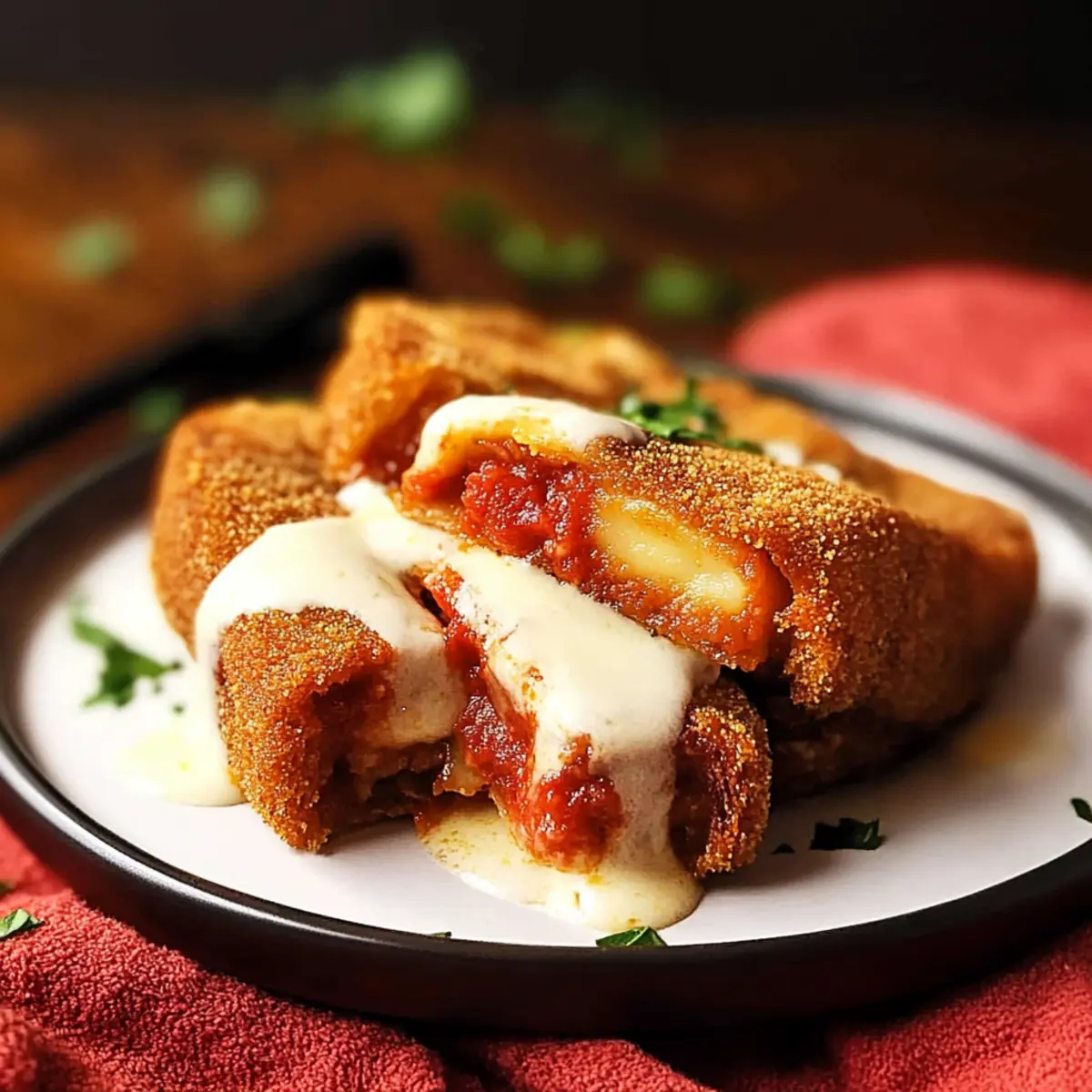Air Fryer Lasagna Fritta