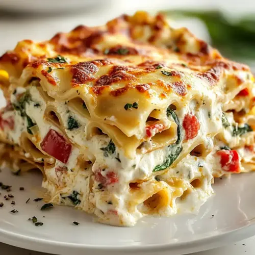 Loaded Veggie White Lasagna