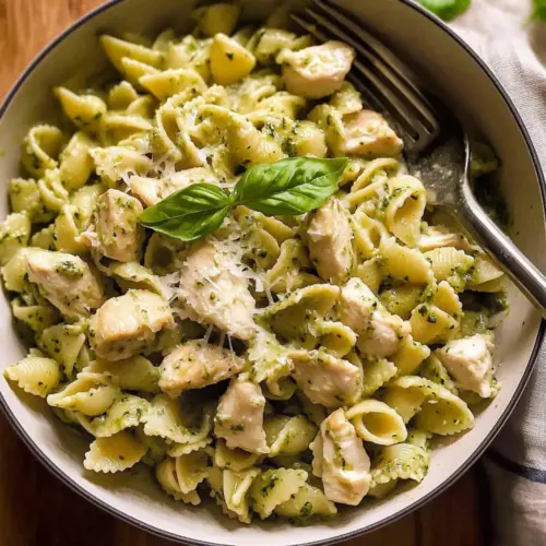 Creamy Pesto Chicken Pasta