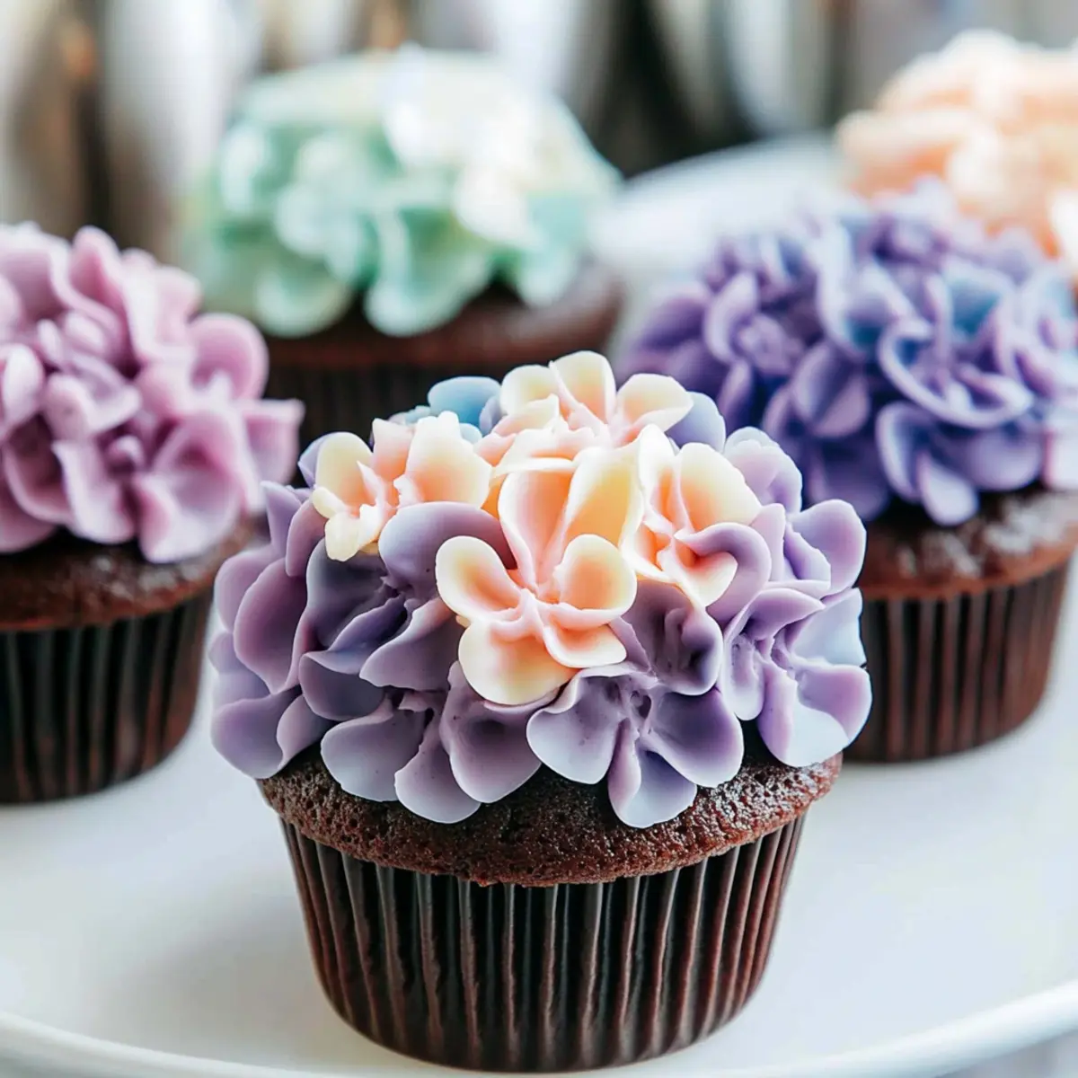 Hydrangea Cupcakes Recipe