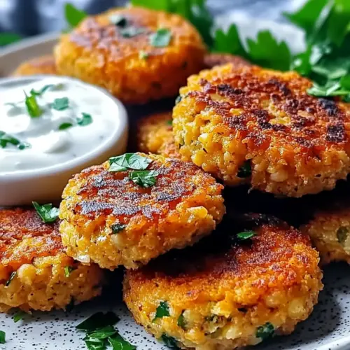 Mediterranean Lemon Chickpea Patties