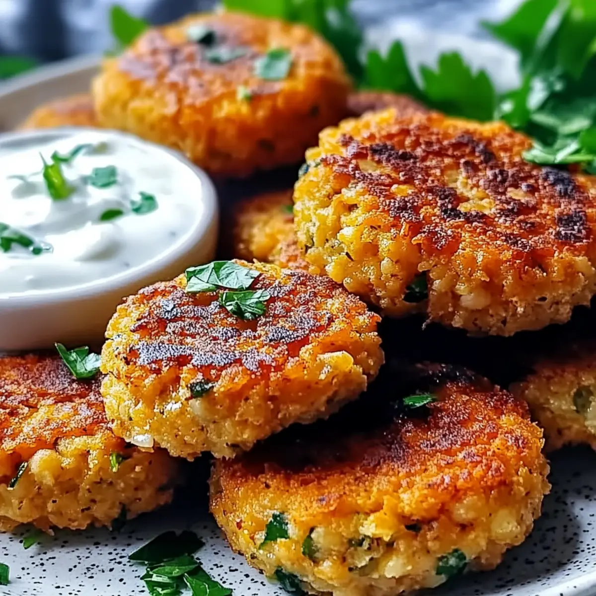 Mediterranean Lemon Chickpea Patties
