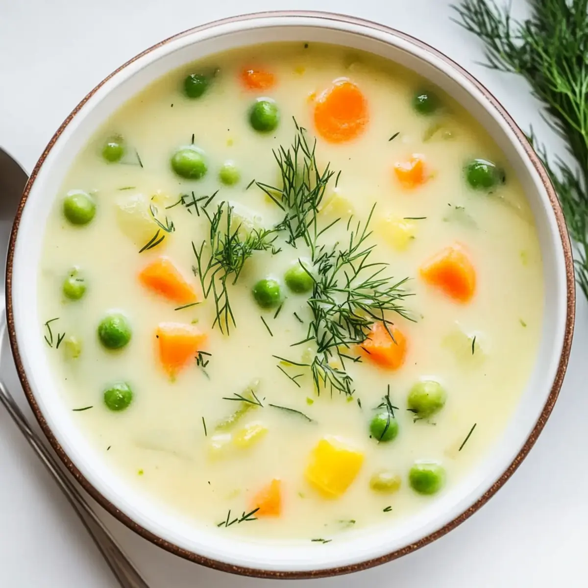 Creamy Spring Vegetable Soup