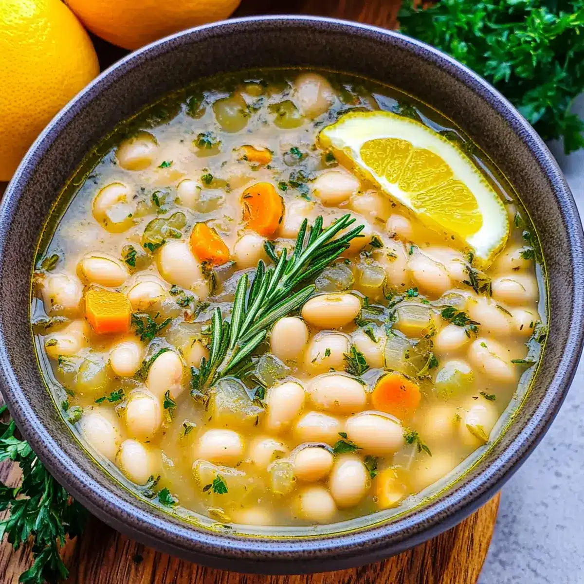 White Bean and Rosemary Soup