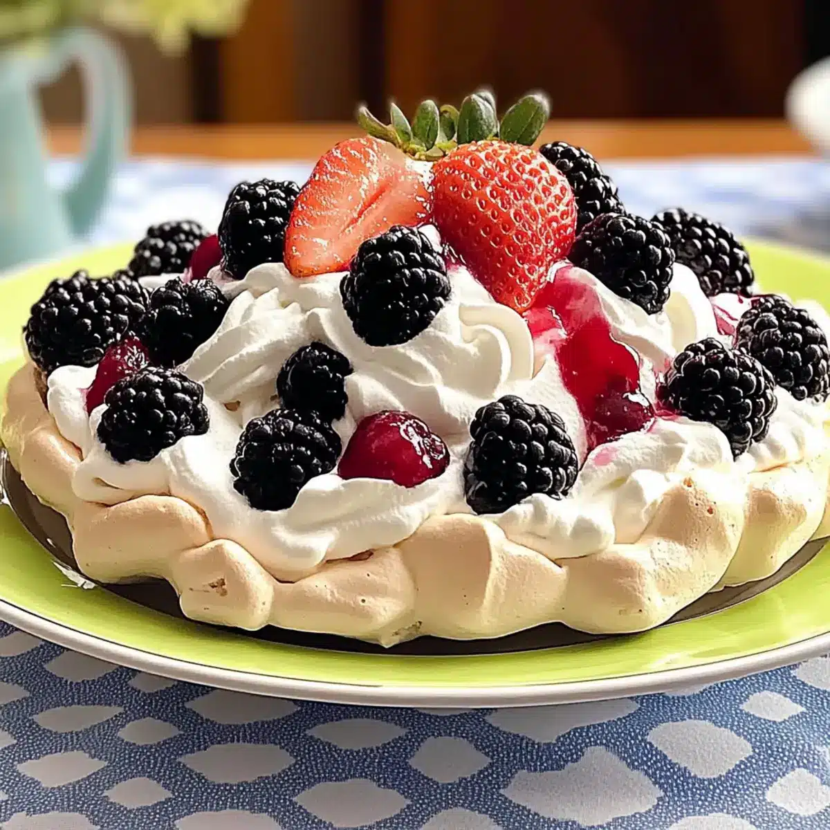 Two-Berry Pavlova