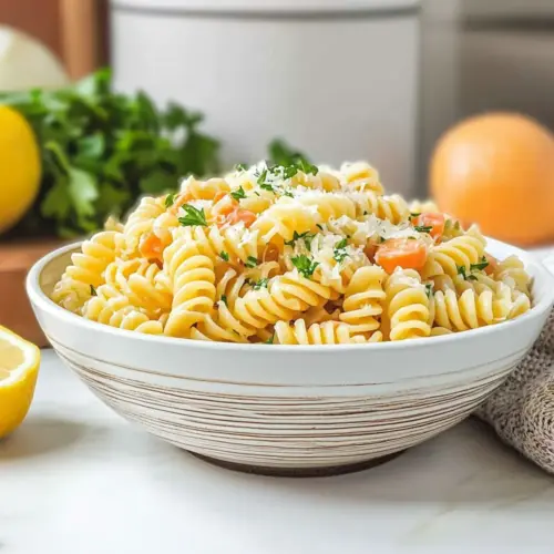 Lemon Parmesan Pasta Salad
