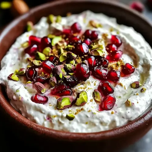 Pomegranate Pistachio Whipped Feta Dip