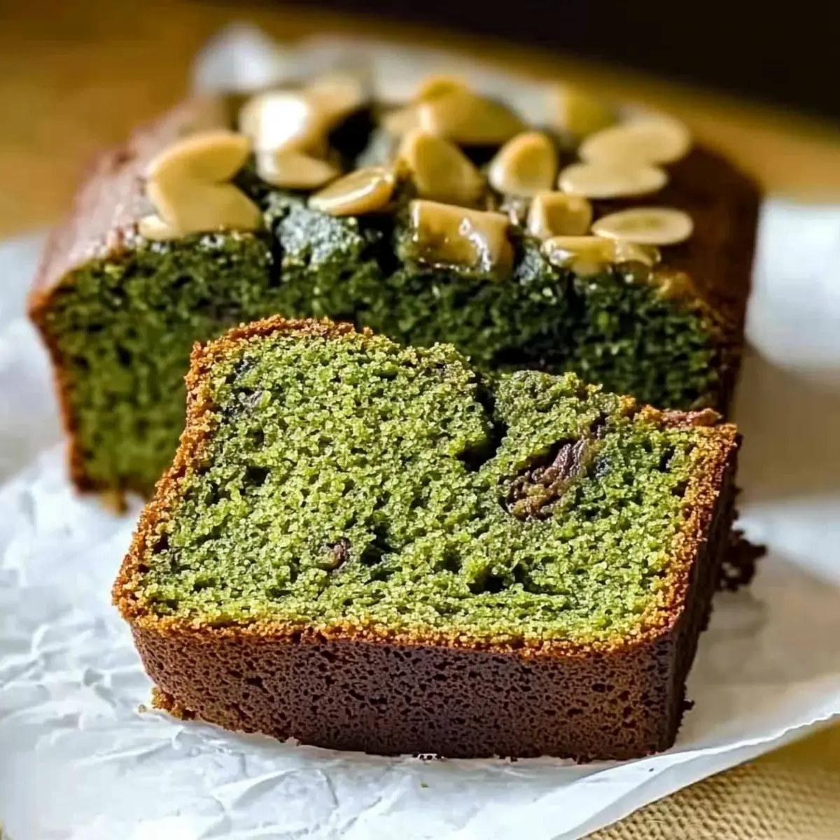 Homemade Matcha Banana Bread