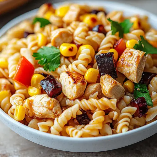 BBQ Chicken Pasta Salad
