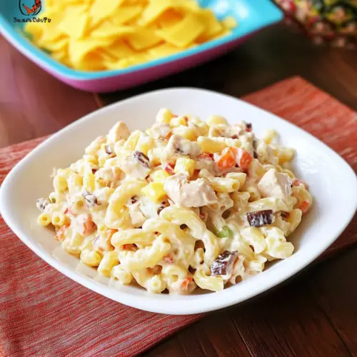Filipino Chicken Macaroni Salad