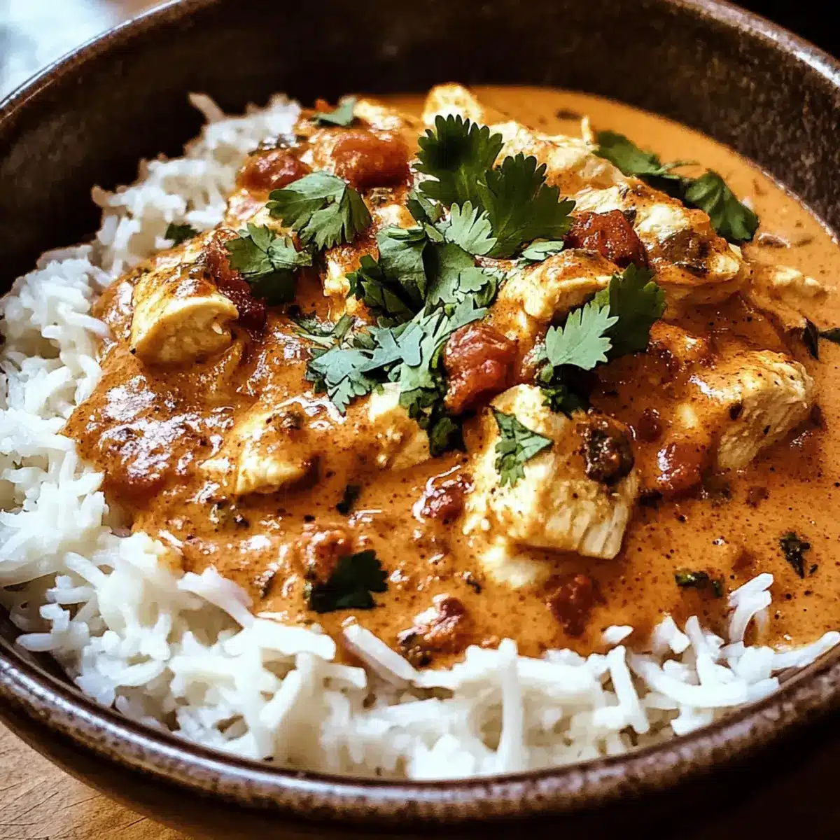 Crockpot Creamy Coconut Chicken Tikka Masala
