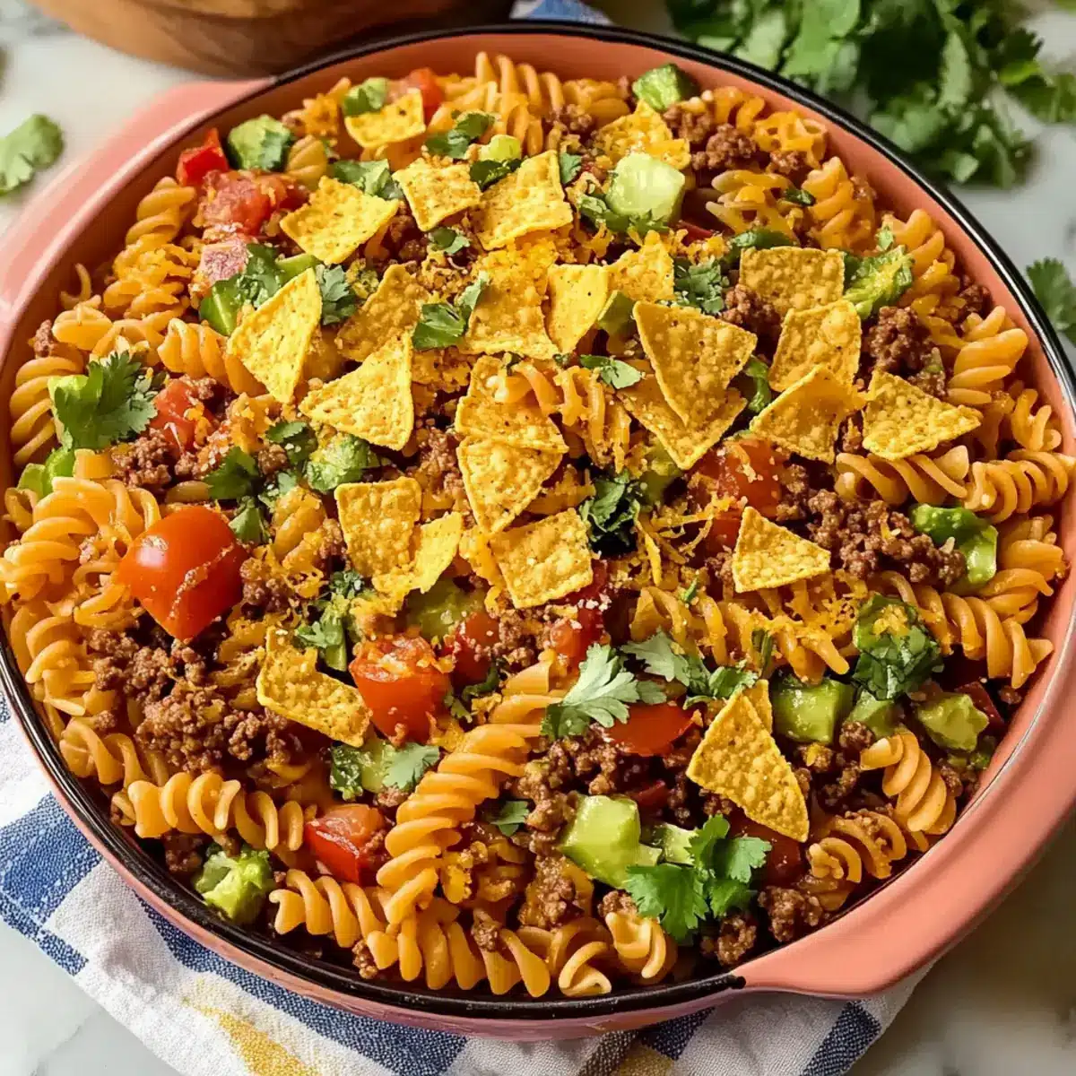 Homemade Taco Pasta Salad