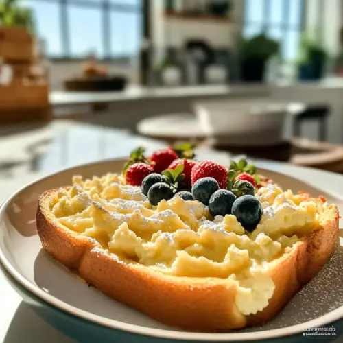 Creamy Scrambled Eggs With Chives
