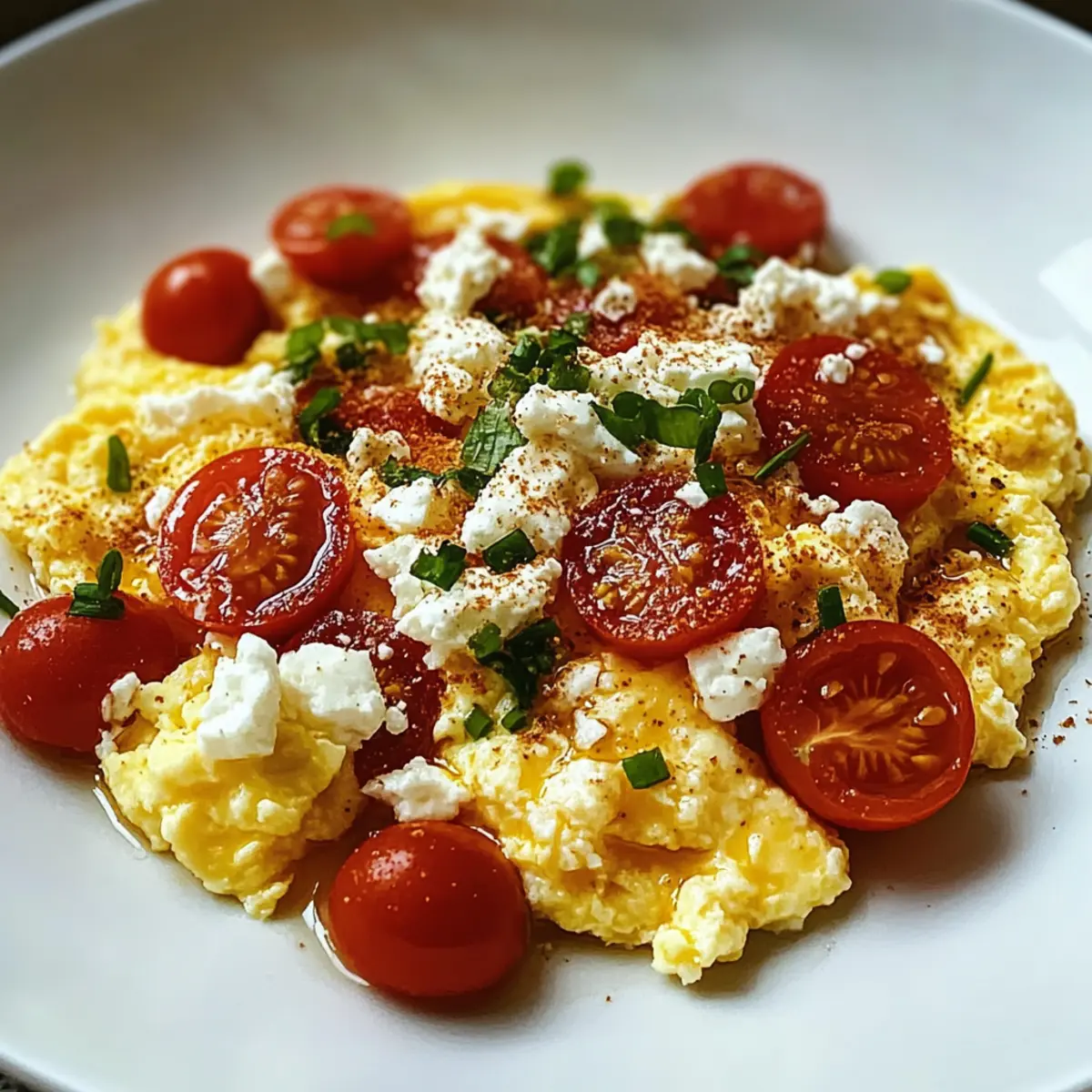 Mediterranean Scrambled Eggs
