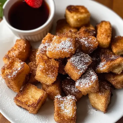 French Toast Bites (Air Fryer Style)