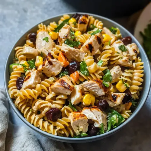 BBQ Chicken Pasta Salad