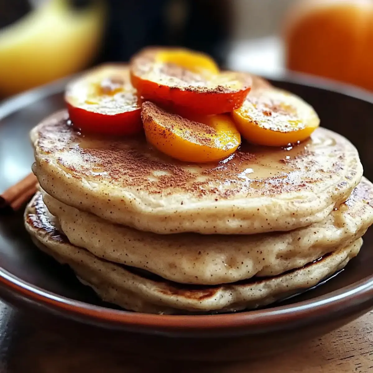 3 Ingredient Banana Oatmeal Pancakes
