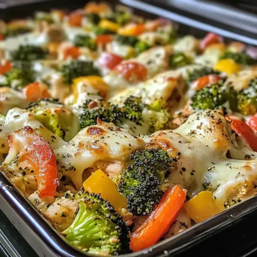 Flavor-Packed Chicken Veggie Bake