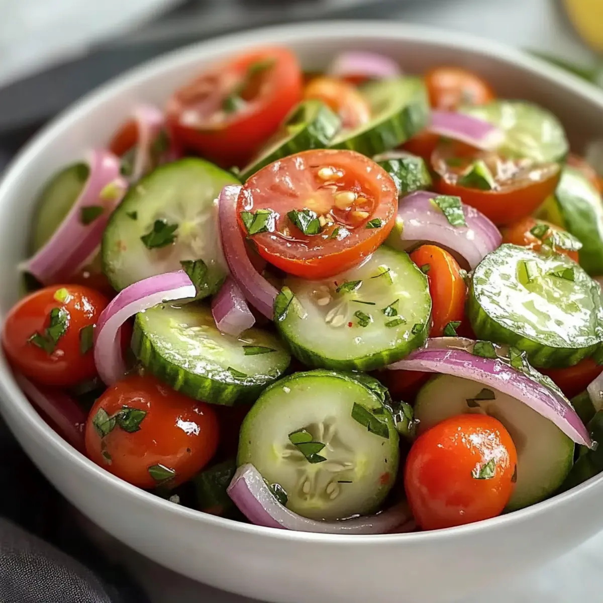 Cucumber Tomato Salad