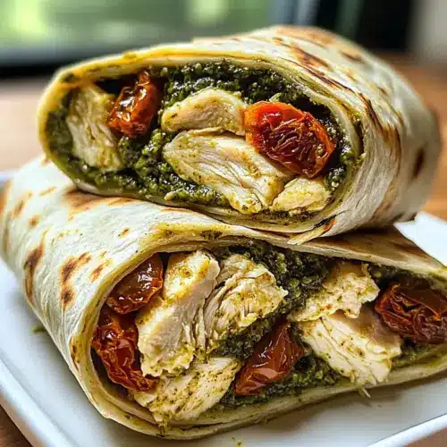 Chicken Pesto Wraps