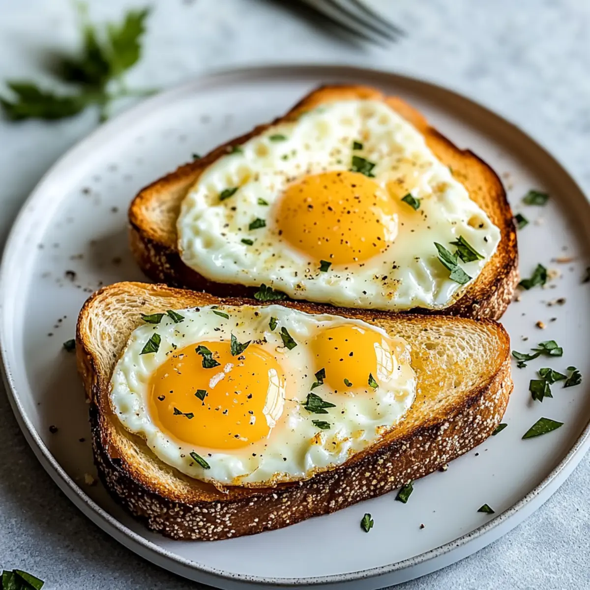 Egg and Cheese Toasts
