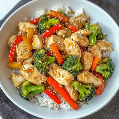 30-Minute Garlic Ginger Chicken Stir Fry