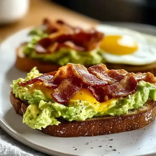 Bacon and Avocado Toast